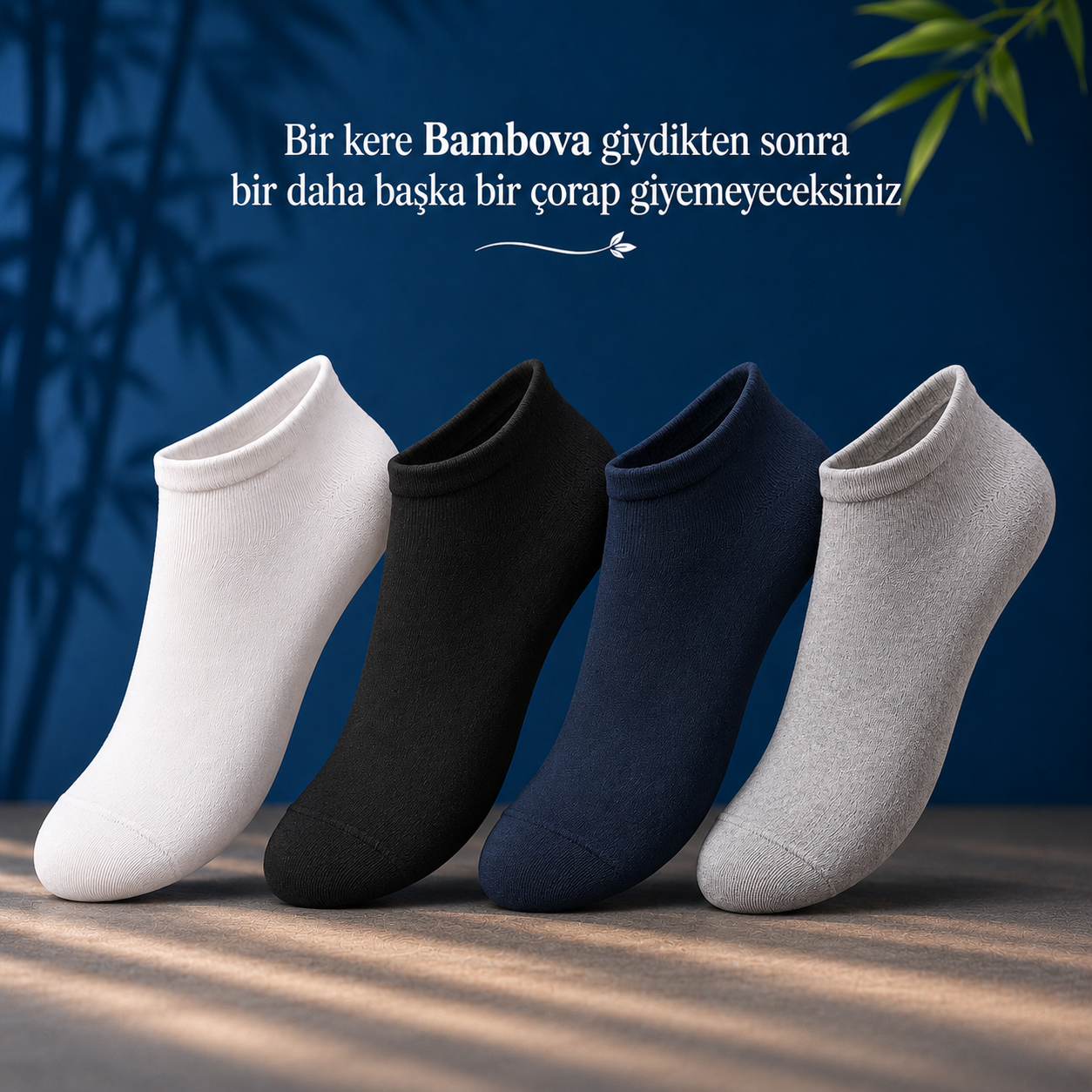 Bambova Bambu Patik Çorap